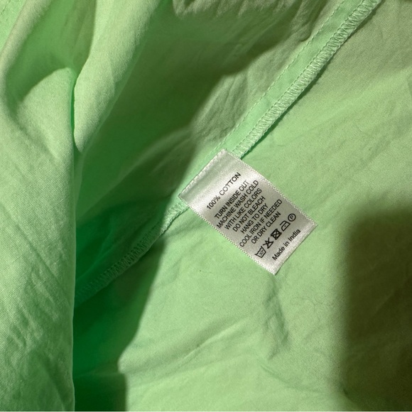 Vibrant Green Ruffled Top - Picture 5 of 6